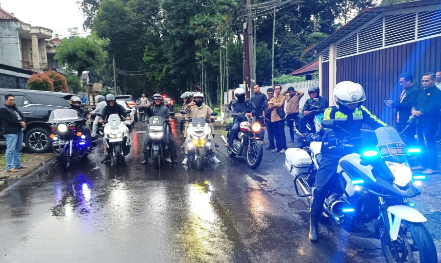 Pers Motor Club Gelar Cucurak Jelang Ramadan dan Antar Pj Wali Kota Bogor Touring ke Cimahi
