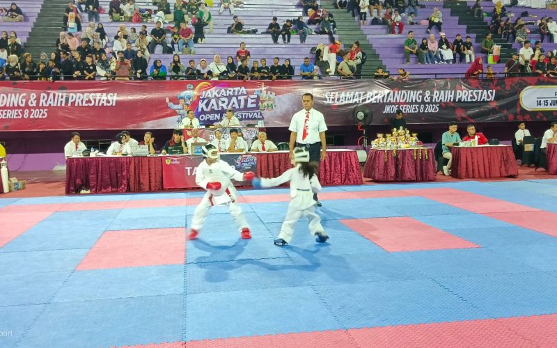 Karateka Muda Beradu Bakat di Jakarta Karate Open & Festival (JKOF) Series 8