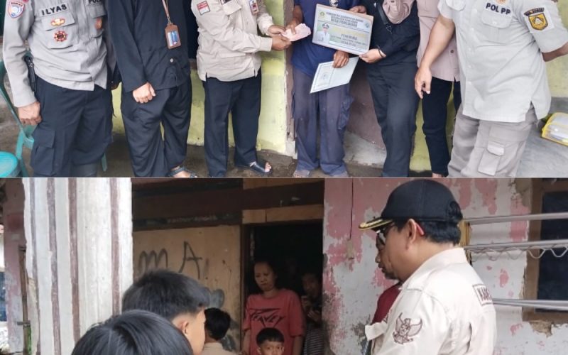 Pemdes Pamijahan Jemput Bola Salurkan BLT-DD sekaligus sosialisasi Jam malam