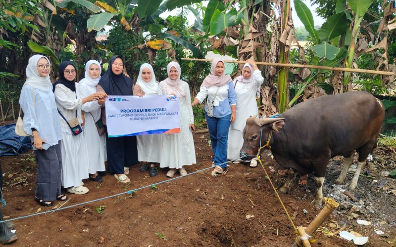 BRI Salurkan Bantuan Daging Bergizi untuk Yayasan Kurnia Bhakti Utama Dalam Rangka Idul Adha