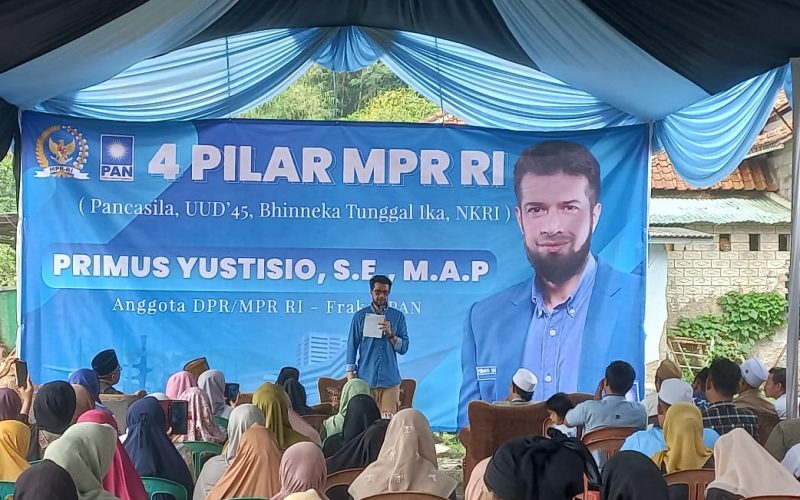 Kunjungi Kecamatan Rumpin, Primus Yustisio Sosialisasi 4 Pilar Kebangsaan