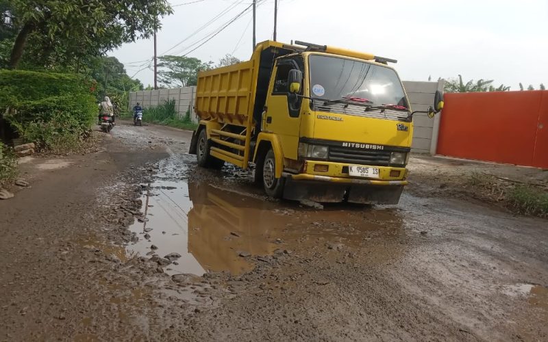 Sudah Rusak Parah, Jalan Cicangkal Legok Rumpin Bogor Diperbaiki 2026,
