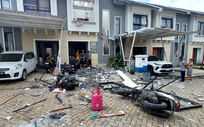 Gas Elpijj 12 Kg Meledak di Gunungsindur, Satu Korban Alami Luka Bakar 70 Persen