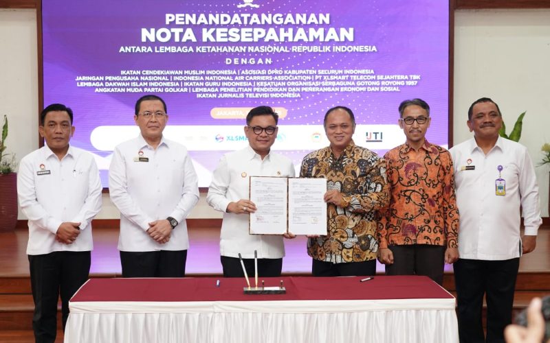 IJTI dan Lemhannas Teken MoU untuk Penguatan Wawasan Kebangsaan Jurnalis