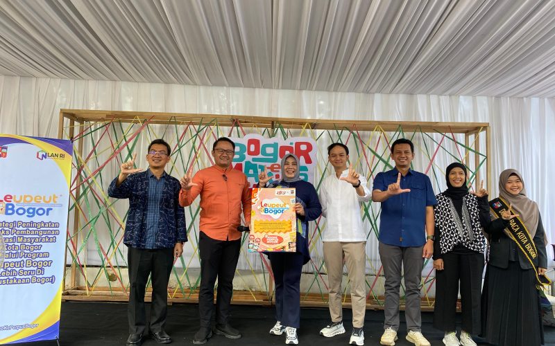 Leupeut Bogor Diresmikan Wali Kota Bogor, Bentuk Ekosistem Kolaborasi