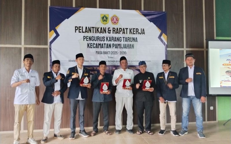 Usai Dilantik Ketua Karang Taruna Pamijahan, Satya Nurgraha akan Kebut Program Kepemudaan