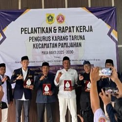 Usai Dilantik Ketua Karang Taruna Pamijahan, Satya Nurgraha akan Kebut Program Kepemudaan