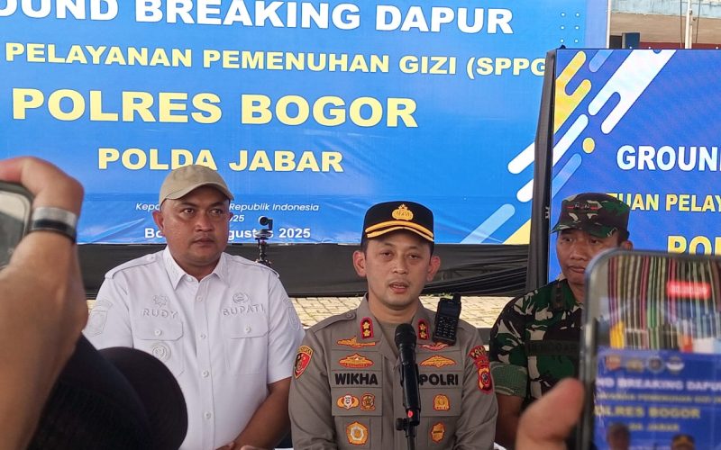 Polres Bogor Bangun 6 SPPG Polri, 300 Tenaga Kerja Lokal Siap Digaet