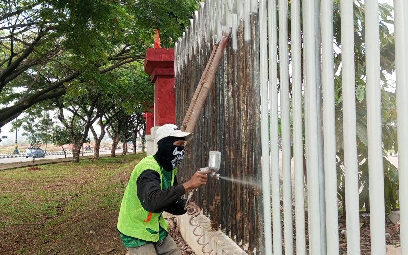 Anggaran 3 Miliar Dikeluarkan untuk Mempercantik Area Stadion Pakansari Jelang HUT RI ke-80