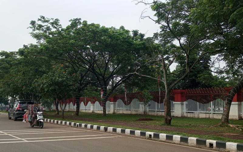 DLH Kabupaten Bogor Klaim Area Stadion Pakansari Bersih dari Sampah Usai Penataan PKL