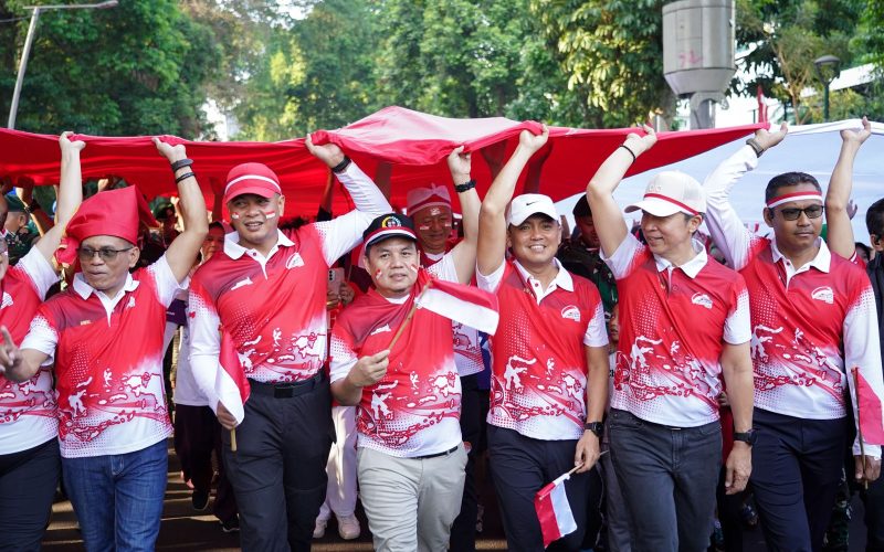 Rayakan Hari Kemerdakaan Dengan Kirab Bendera, Adityawarman: Kebhinekaan Kota Bogor Harus Dijaga