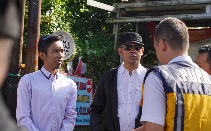 Edi Kholki Anggota DPRD Kota Bogor Dorong PT KAI dan PUPR Utamakan Keselamatan di Jalan Sementara Batutulis