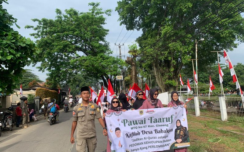 MTQ Kecamatan Ciseeng Dibuka, Pawai Ta’aruf Peserta Diikuti Ribuan Warga