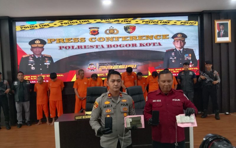 Komplotan Copet di Kawasan SSA dan Alun-alun Kota Bogor Ditangkap Polisi
