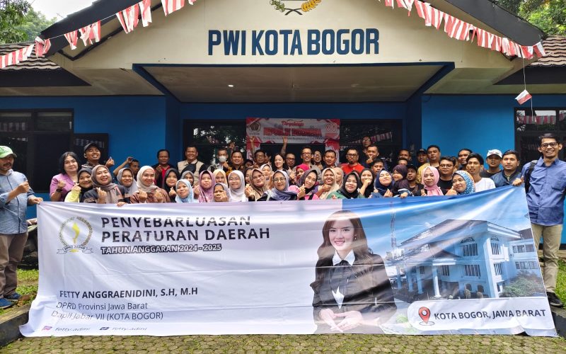 PWI Kota Bogor dan Warga Ikuti Fetty Angraenidini Sosialisasikan Perda Pelayanan Kepemudaan