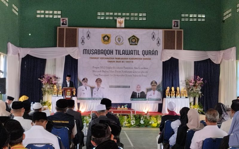 Camat Pamijahan Buka Seleksi MTQ Tingkat Kecamatan tahun 2025 M/1447 H.