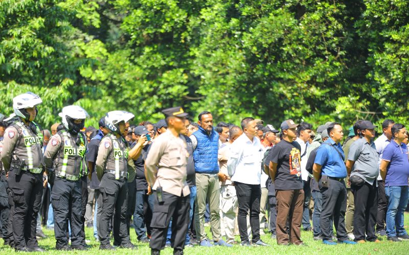 Ribuan Personel TNI-Polri, Damkar, dan Satpol PP Gelar Apel Gabungan di Kota Bogor