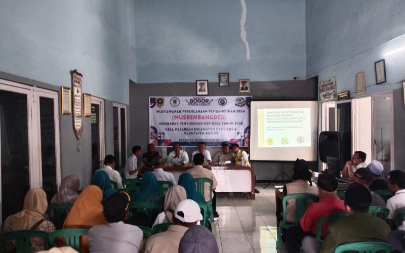 Desa Pasarean gelar Musrenbangdes, Bahas Penyusunan RKP Desa Tahun 2026.