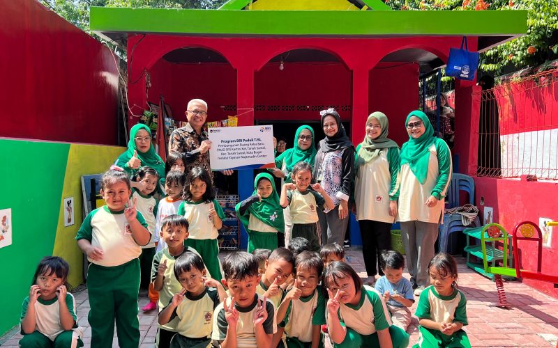 BRI Peduli Pendidikan, Salurkan Bantuan Pembangunan Ruang Kelas Baru PAUD di Kota Bogor