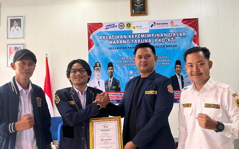 Karang Taruna Kecamatan Pamijahan gelar Pelatihan Kepimpinan