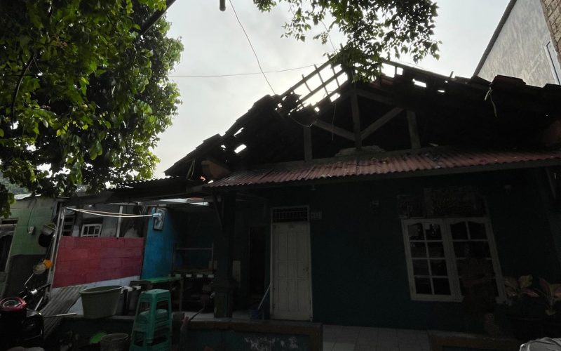 BPBD Catat 75 Unit Rumah di Bojonggede Rusak Usai Diterjang Angin Kencang