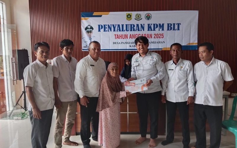 Desa Pamijahan Salurkan BLT Dana Desa Bulan Juli dan September 2025
