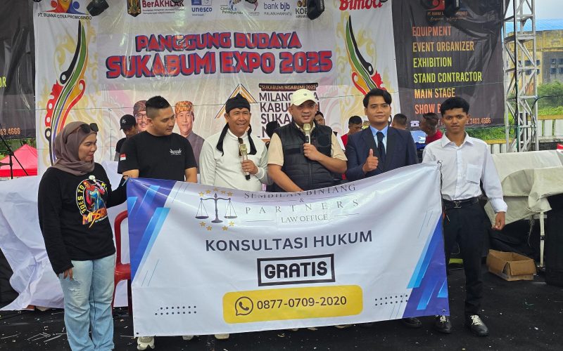 Sembilan Bintang Tebarkan Paham Hukum di Hari Jadi Sukabumi ke – 155