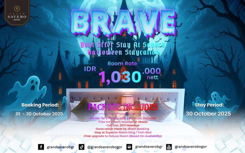 Grand Savero Bogor Hadirkan Promo “BRAVE” untuk Rayakan Halloween 2025
