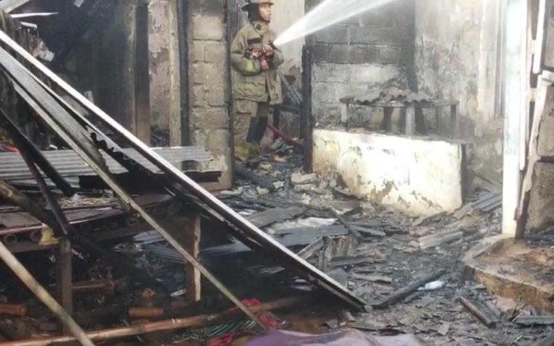 10 Kontrakan di Cileungsi Ludes Terbakar Gegara Konsleting Listrik