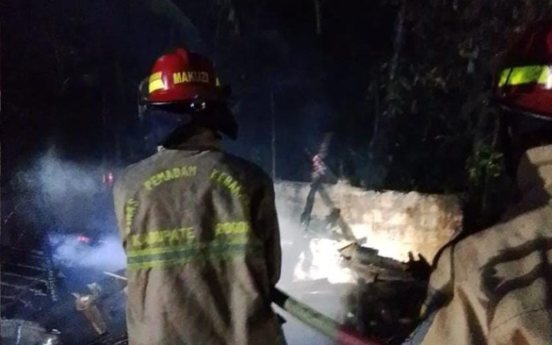 14 Ekor Kambing di Pamijahan Mati Terbakar Usai Terjadinya Konsleting Listrik
