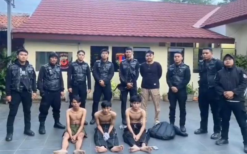 Polresta Bogor Kota Gagalkan Tawuran di Jalan Cipaku, Tiga Pemuda Dibekuk