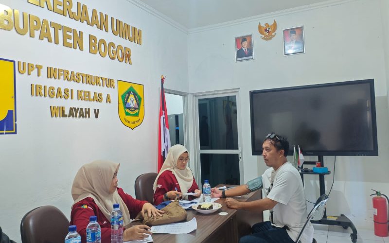 UPT Irigasi Jasinga lakukan Skrining Kebugaran Jasmani untuk Mengukur Kemampuan Fisik Pegawai