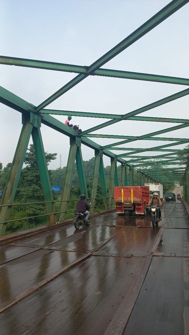 Jembatan Leuwiranji Rumpin Bogor Kembali Ditutup Total, Ini Alasannya