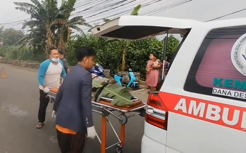 Sempat Oleng, 2 Pemotor di Cileungsi Terjatuh dan Tewas Terlindas Minibus