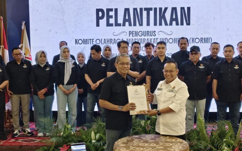 KORMI Kota Bogor Periode Baru Dilantik, Zaenul Mutaqin Tekankan Gerakan Olahraga Tanpa Batas