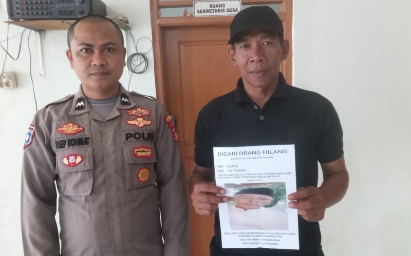 Seorang Lansia Warga Rumpin Dikabarkan Hilang sejak 23 Nopember 2025, Keluarga Lapor Polisi
