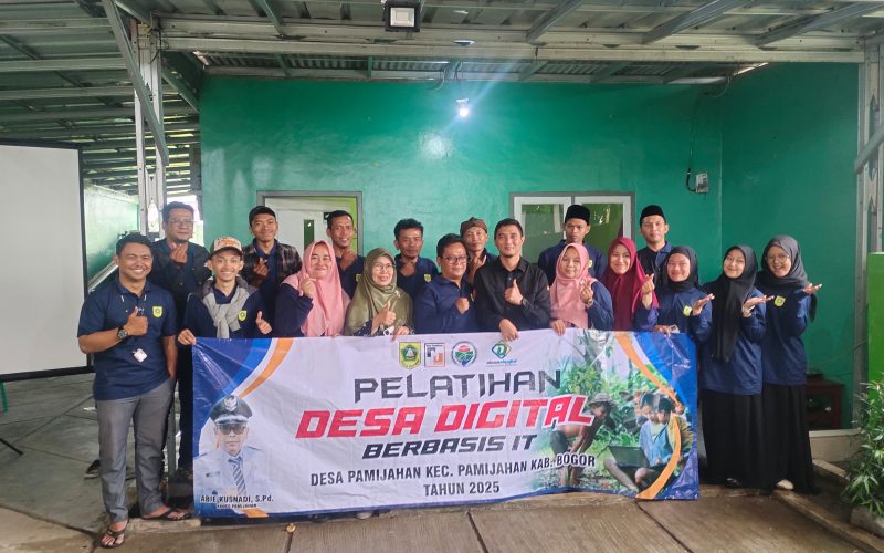 Percepatan Transformasi Digital, Desa Pamijahan Gelar Pelatihan Desa Digital
