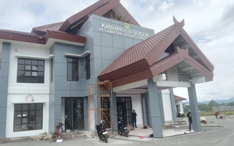 Pembangunan Kantor Kecamatan Parungpanjang Capai 95 Persen, Pelaksana Sebut Rampung Pekan Depan