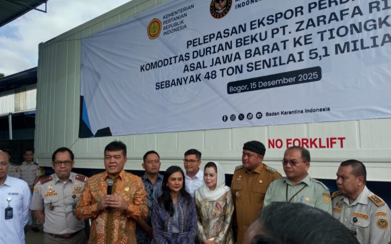 48 Ton Durian Beku Diekspor ke Tiongkok, Pemkab Bogor Ingin Terus Tembus Pasar Internasional