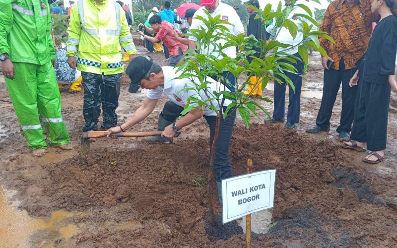 Peringati Hari Menanam Pohon, Walikota Bogor Wajibkan Pelajar dan ASN Tanam Pohon