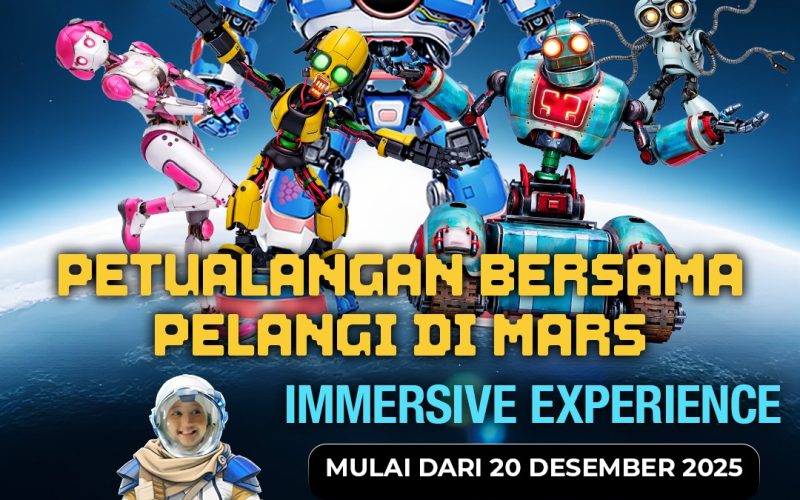 Jungleland Hadirkan Holiday Carnaval dan Wahana Immersive “Pelangi di Mars” Sambut Libur Nataru