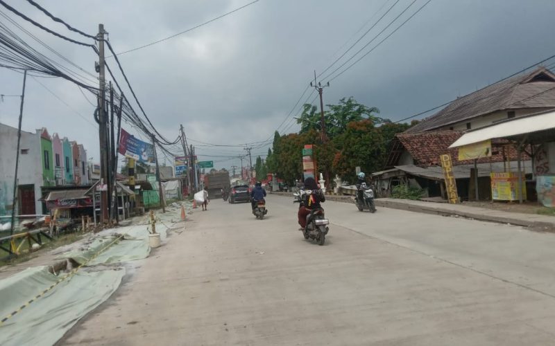 Progres Proyek Rekonstruksi Jalan Muhammad Toha Parungpanjang, 94 Persen  Kejar Target Waktu Penyelesaian Pekerjaan