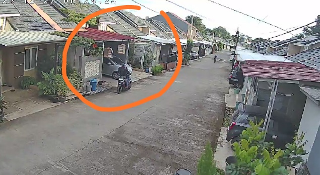 Aksi Curanmor di Rumpin Kembali Terjadi, Pelaku Terekam CCTV