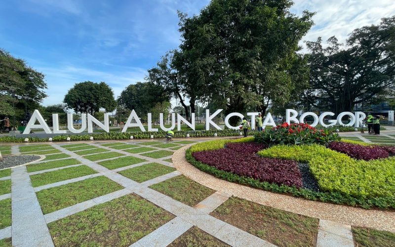 Satpol PP Kota Bogor Bidang Trantibum Berkantar di Alun-Alun untuk Perketat Pengawasan