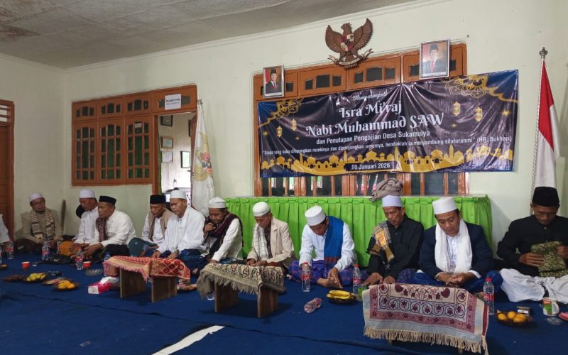 Peringati Isra Mikraj, Pemdes Sukamulya Kumpulkan Ulama di Pengajian
