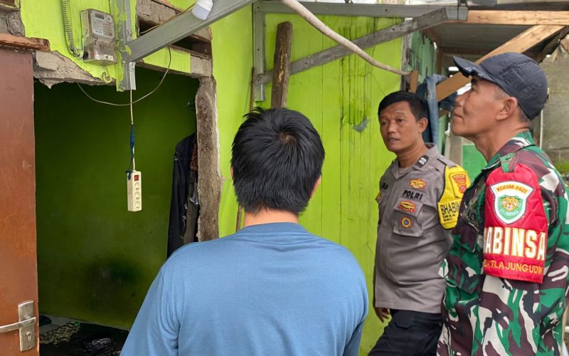 Tabung Gas di Gunungputri Meledak, 2 Orang Luka-luka dan 1 Kontrakan Porak-poranda