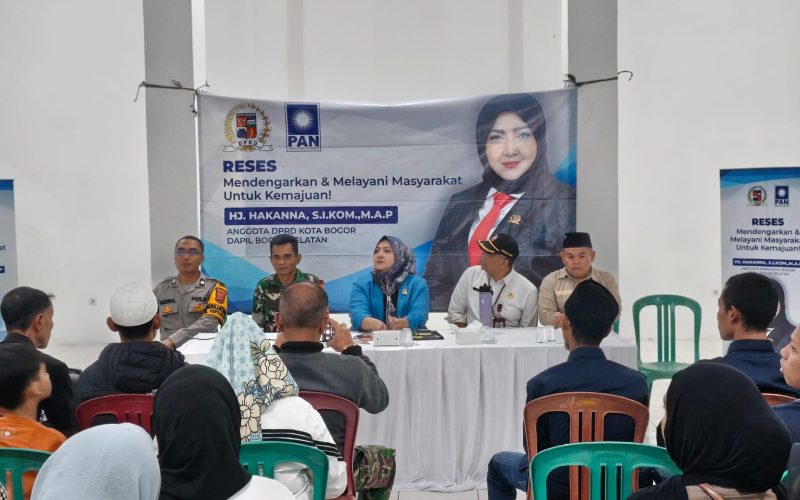 Reses di Kertamaya, Hakanna Desak Pemkot Bogor Tangani Infrastruktur dan Titik Rawan Longsor