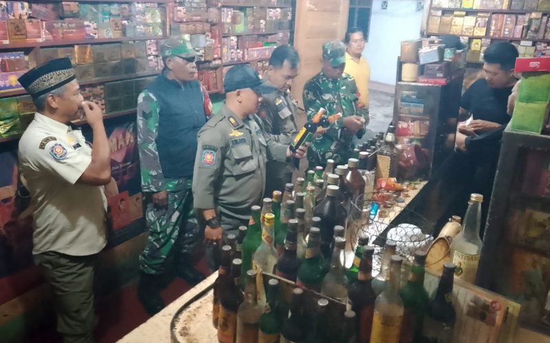 Polsek Kemang Sita Puluhan Miras Jelang Ramadhan