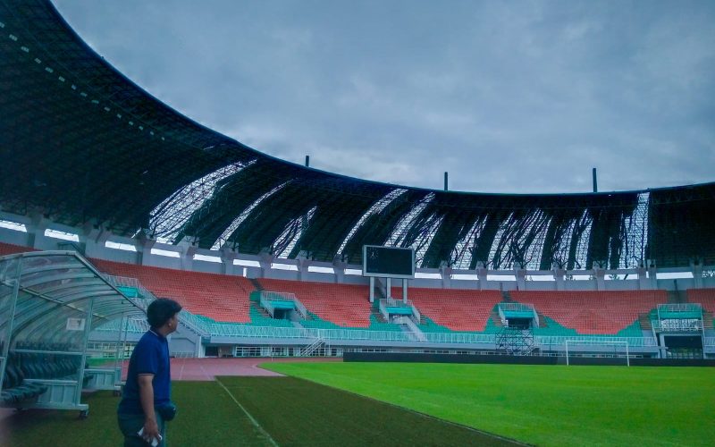 Kerugian Kerusakan Gelora Pakansari Ditaksir Capai Rp350 Juta Usai Diterjang Angin Puting Beliung