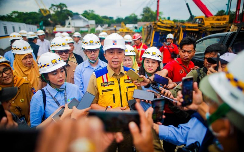 Pantau Pembangunan Gene Bank di RSMM, Dede Rachim Siapkan Penataan Jalan Dr. Sumeru